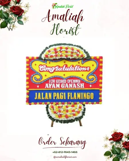 Sewa Papan Bunga Tengkurak